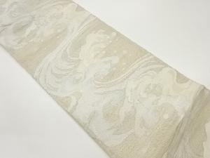 紗 荒波尽くし模様織出し袋帯